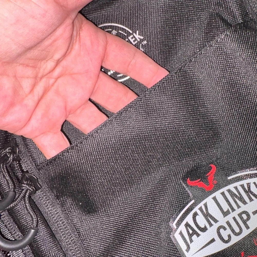 JACK LINKS CUP QUAIL CREEK SPORTING RANCH BACK PACK & T-SHIRT LIKE NEW CONDITION
